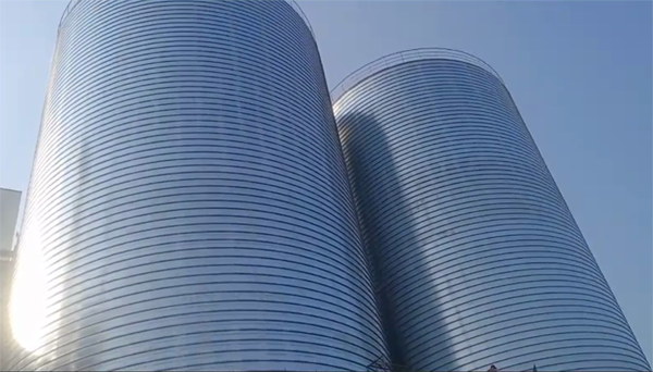 深圳2座混凝土高架卷板仓